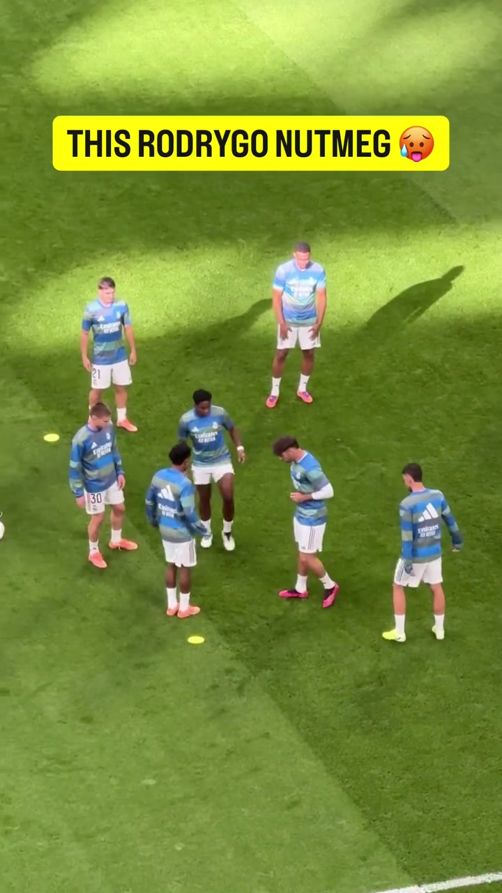 [值得一看]不愧是巴西人！罗德里戈训练中上演天秀穿裆惊艳队友！