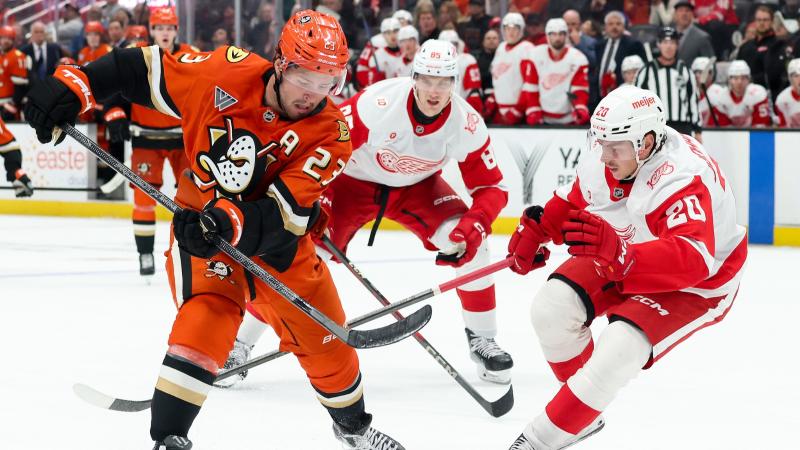 11月01日NHL常规赛 底特律红翼 2 - 5 阿纳海姆小鸭 全场集锦