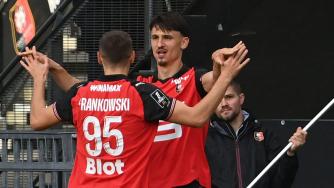 法甲-勒波尔帽子戏法 雷恩4-1斯特拉斯堡