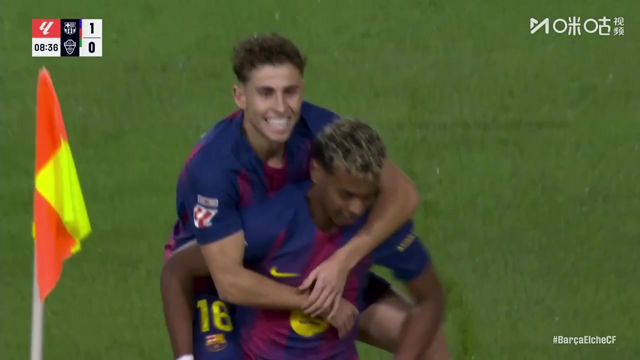 一扫德比阴霾！亚马尔禁区内怒射破门！巴尔德断球奔袭送助攻！