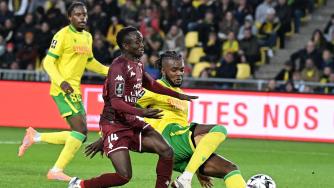 法甲-迪亚洛破门阿布什维利替补建功 梅斯客场2-0南特