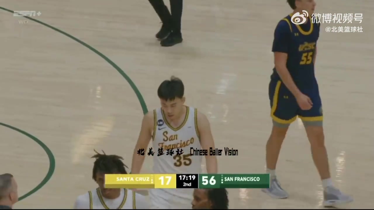 【NBA】金鸡独立后仰太帅！王俊杰NCAA首发16分钟6中4得9分4板