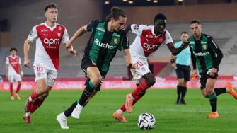 法甲-巴洛贡点射+染红法蒂失点 十人摩纳哥1-4朗斯