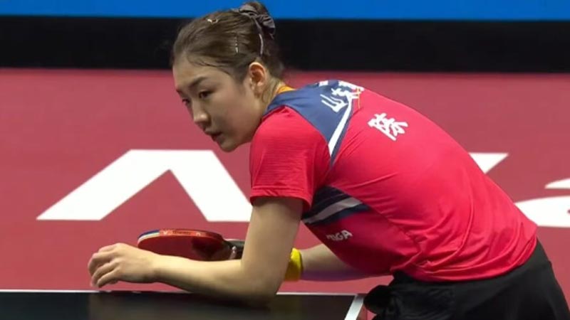 11月11日全运会乒乓球女单1/16决赛 陈梦4-0孙铭阳 全场集锦