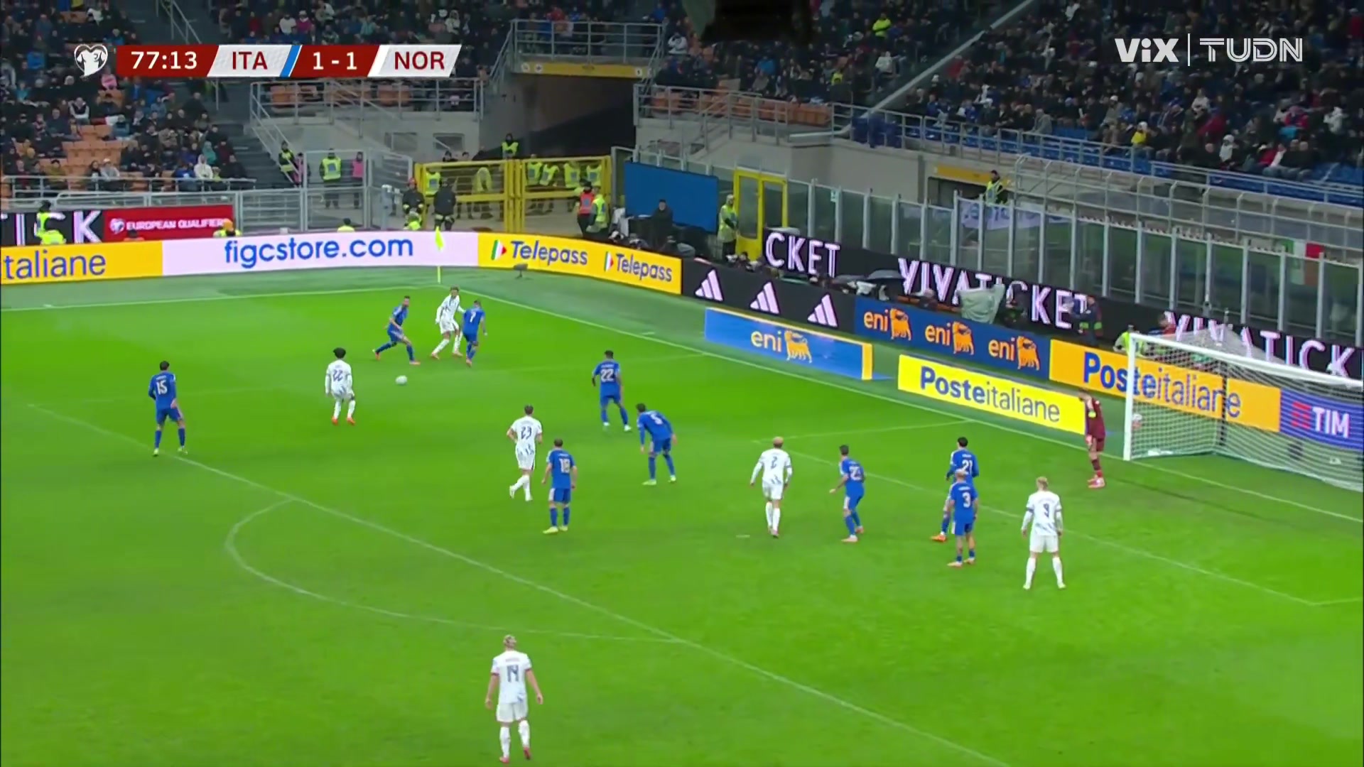 曼城连线！鲍勃送助攻，哈兰德凌空抽射破门反超意大利