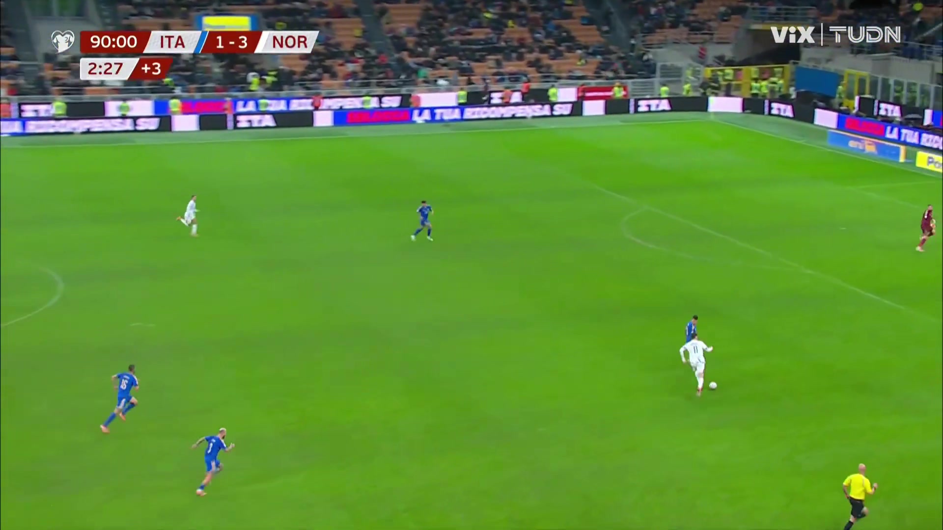 最后时刻锦上添花！拉尔森长途奔袭破门得手，挪威4-1意大利