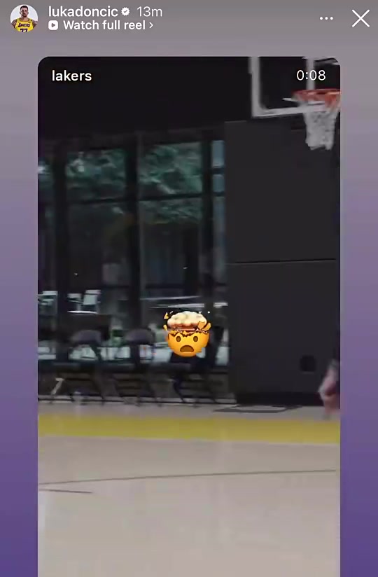 [赛场新说]太夸张了！东契奇篮下❗单手甩狙，篮球贯穿全场94英尺精✨准入⭐筐