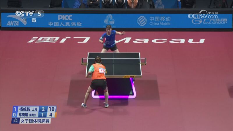 全运会乒乓球女团铜牌赛 上海 3 - 0 黑龙江 全场集锦