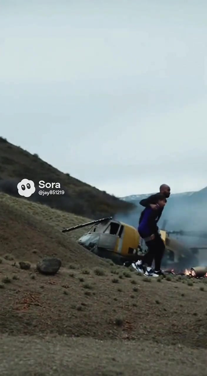 [视频]那天坠机多少科密期待的画面？AI制作科比&GIGI死