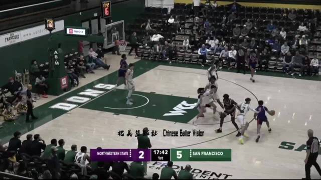 旧金山大学84:64西北州立 赵维伦5分4助攻1抢断 王俊杰4分