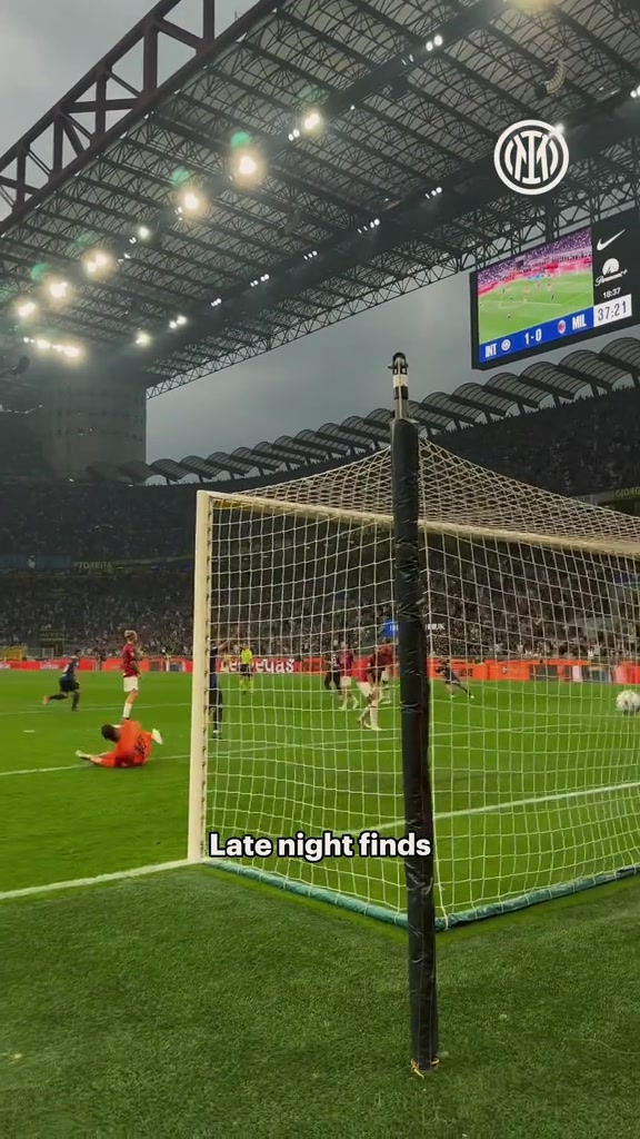 【集锦】预热米兰德比！国米官推：小图拉姆这脚堪称理论上的十分角