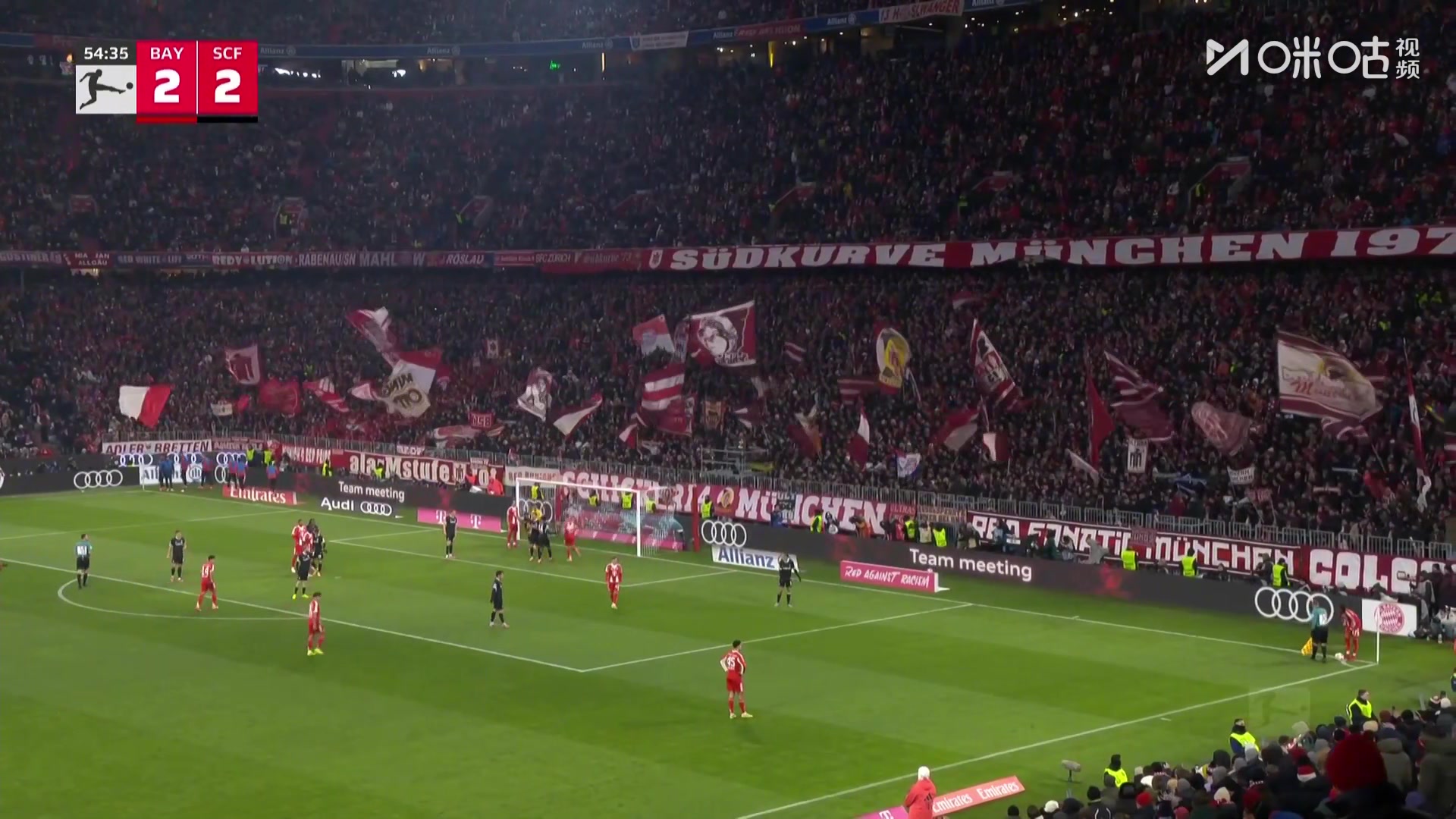 让二追三！奥利塞角球助攻，于帕后点包抄破门