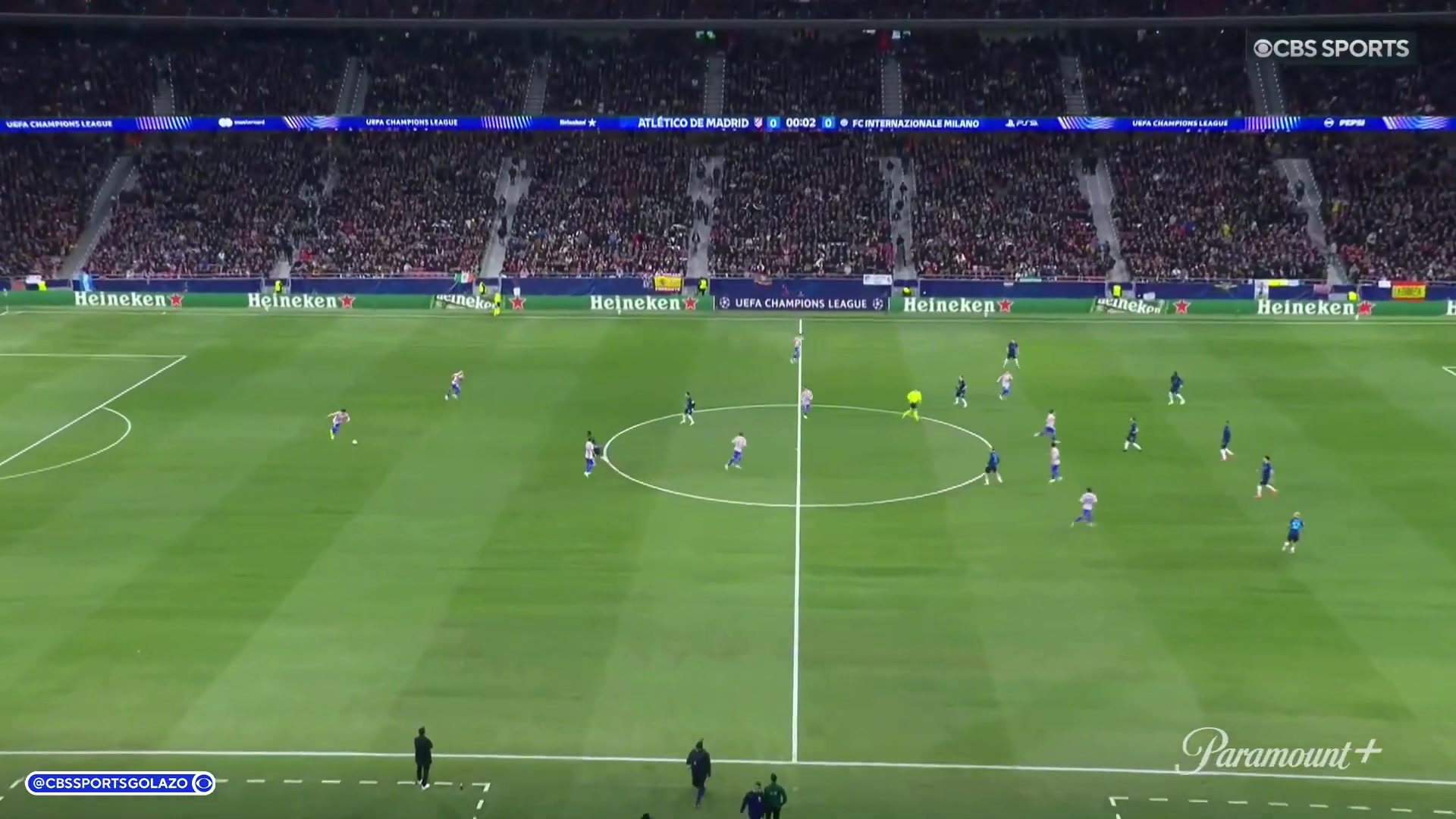 【集锦】欧冠-吉梅内斯补时绝杀阿尔瓦雷斯破门 国米1-2马竞