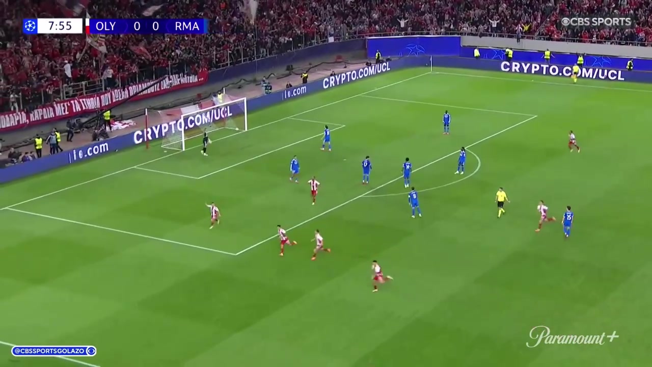 【集锦】欧冠-姆巴佩大四喜维尼修斯两助 皇马4-3奥林匹亚科斯