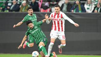 德甲-弗里德尔破门萨义德·马拉补时绝平 十人不莱梅1-1科隆