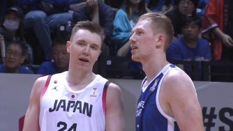 12月01日男篮世亚预阶段一 中国台北男篮 73 - 80 日本男篮 全场集锦