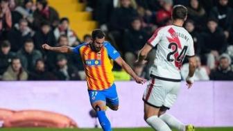 西甲-诺贝尔·门迪破门迭戈·洛佩兹扳平 巴列卡诺1-1瓦伦西亚