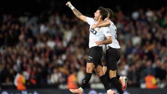 西甲-雨果-杜罗补时绝平 瓦伦西亚1-1塞维利亚