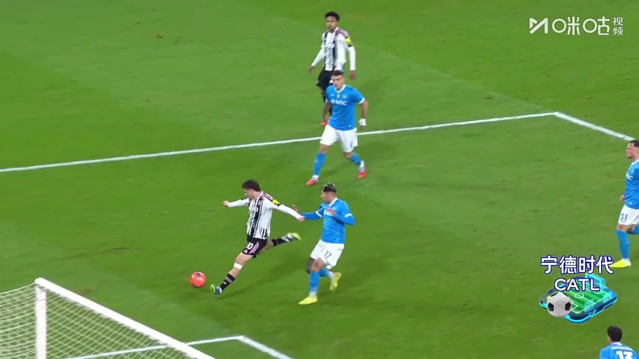 尤文1-1扳平那不勒斯！麦肯尼送助攻，伊尔迪兹推射远角破门！