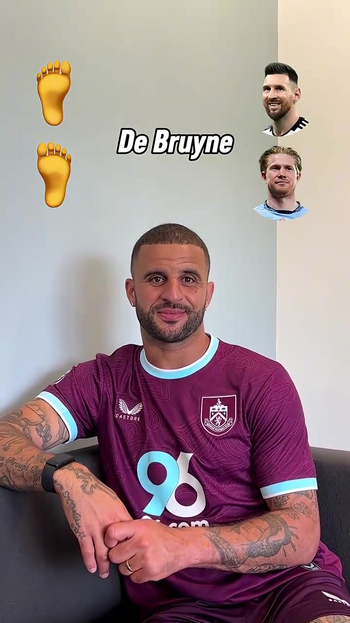 [哈兰德]沃克心中的完美球员：左脚梅西右脚丁丁，头球哈兰德速度姆巴佩！