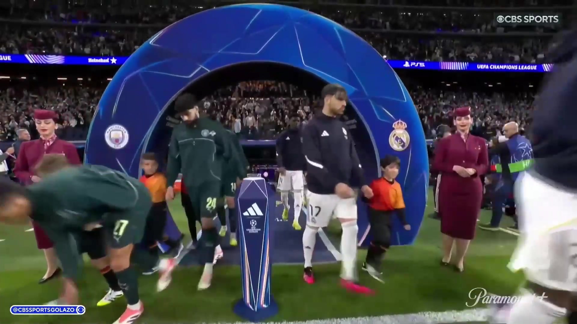 【集锦】欧冠-吕迪格送点哈兰德点射罗德里戈破荒 曼城2-1皇马