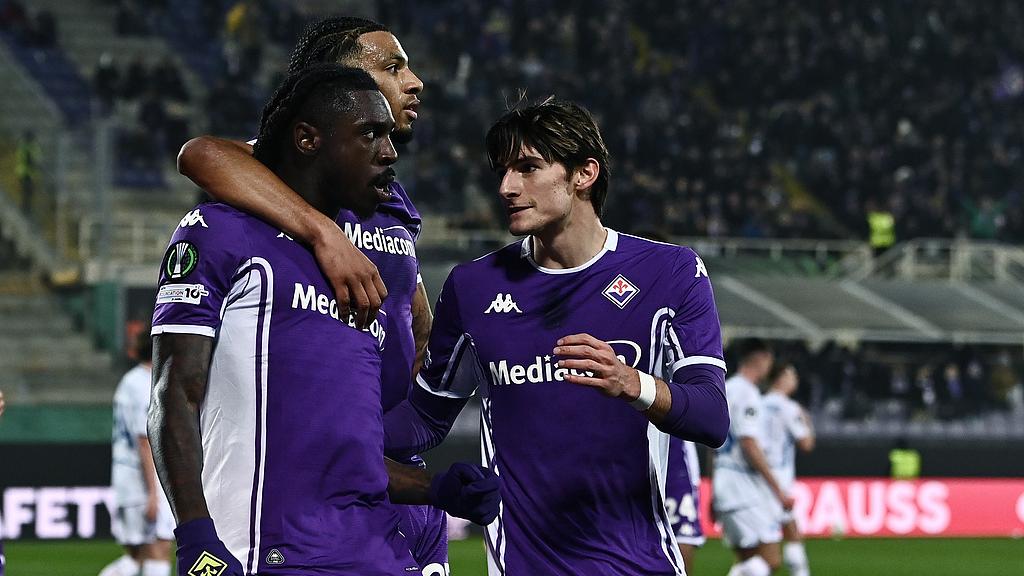 欧协联-基恩破门古德蒙德森建功 佛罗伦萨2-1基辅迪纳摩