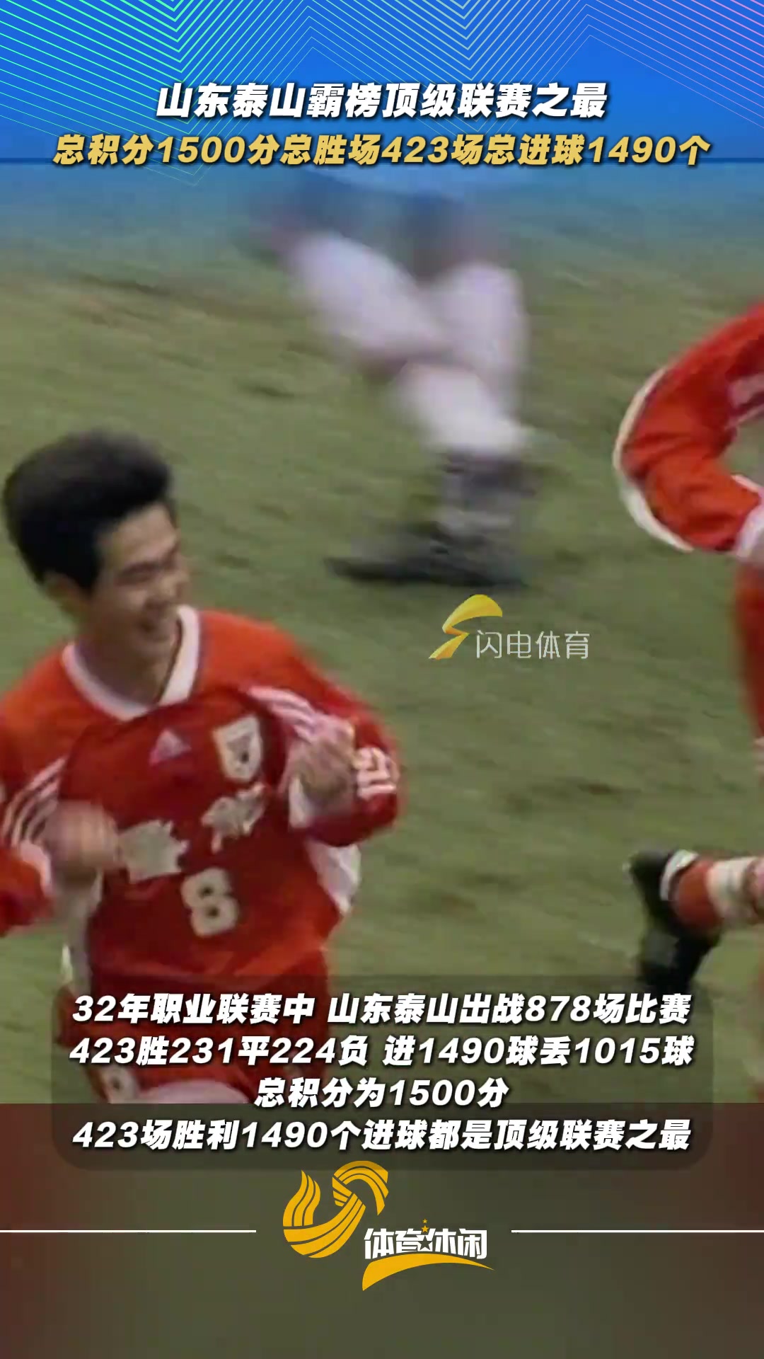[今日视频]这就是底蕴！泰山队顶级联赛积分胜场进球全登顶