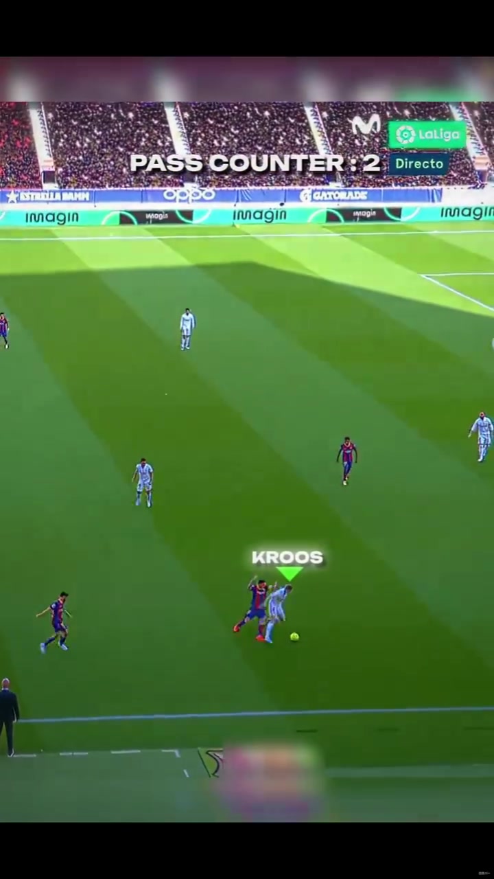 各司其职就像一台机器！名场面：皇马团队精彩配合打穿巴萨防线！