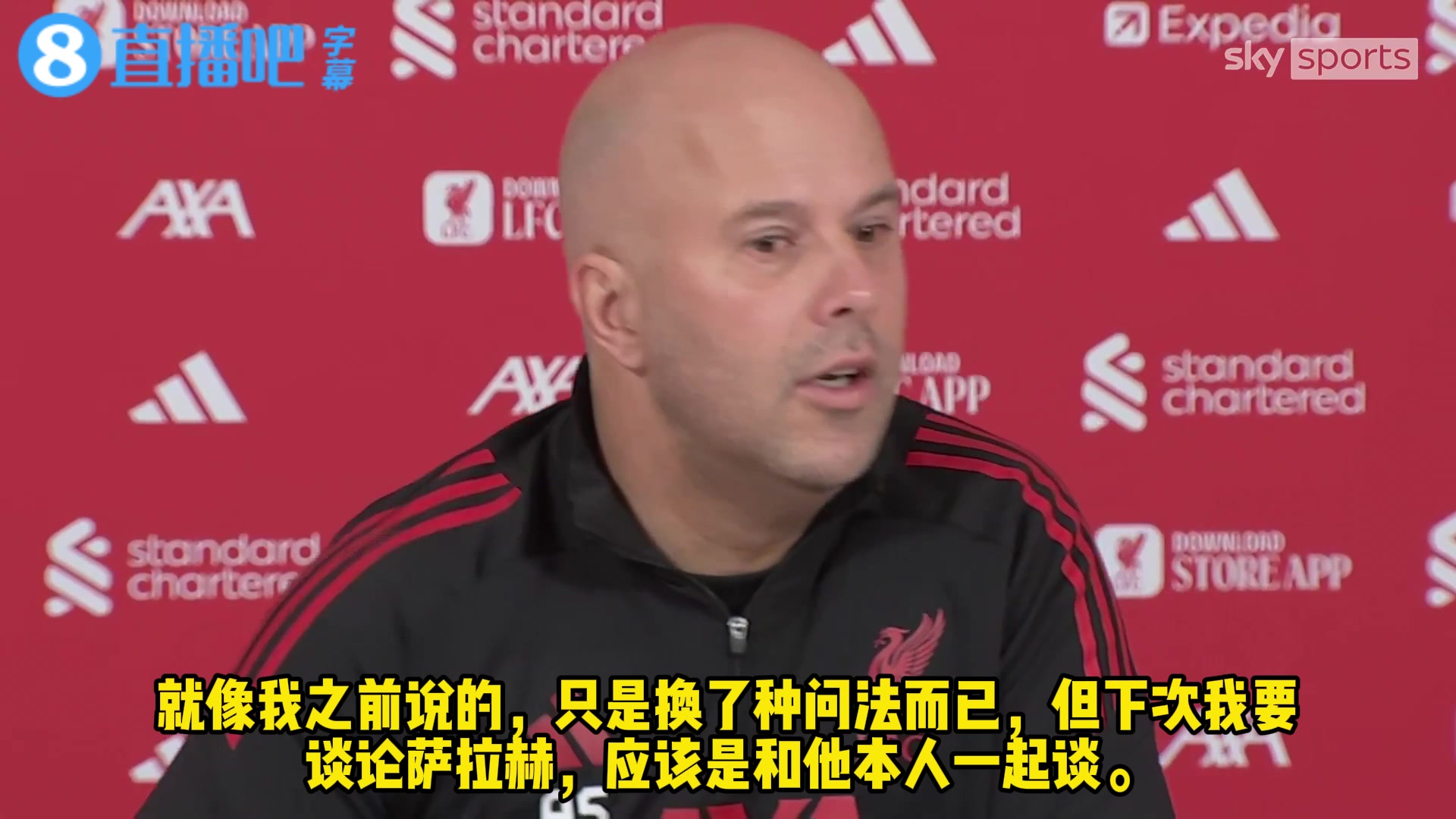 [视频]斯洛特：当然希望萨拉赫留下，有他我们赢得很多比赛