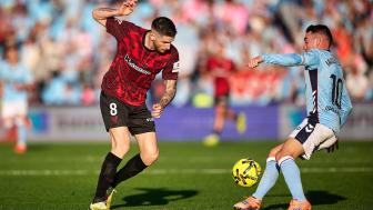 西甲-尼科失点斯韦德贝里破门 塞尔塔2-0毕尔巴鄂竞技