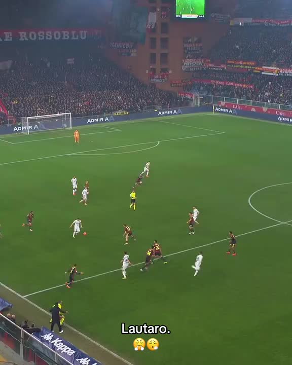 解压！意甲官推：巴雷拉这脚转移成为了劳塔罗进球的点睛之笔