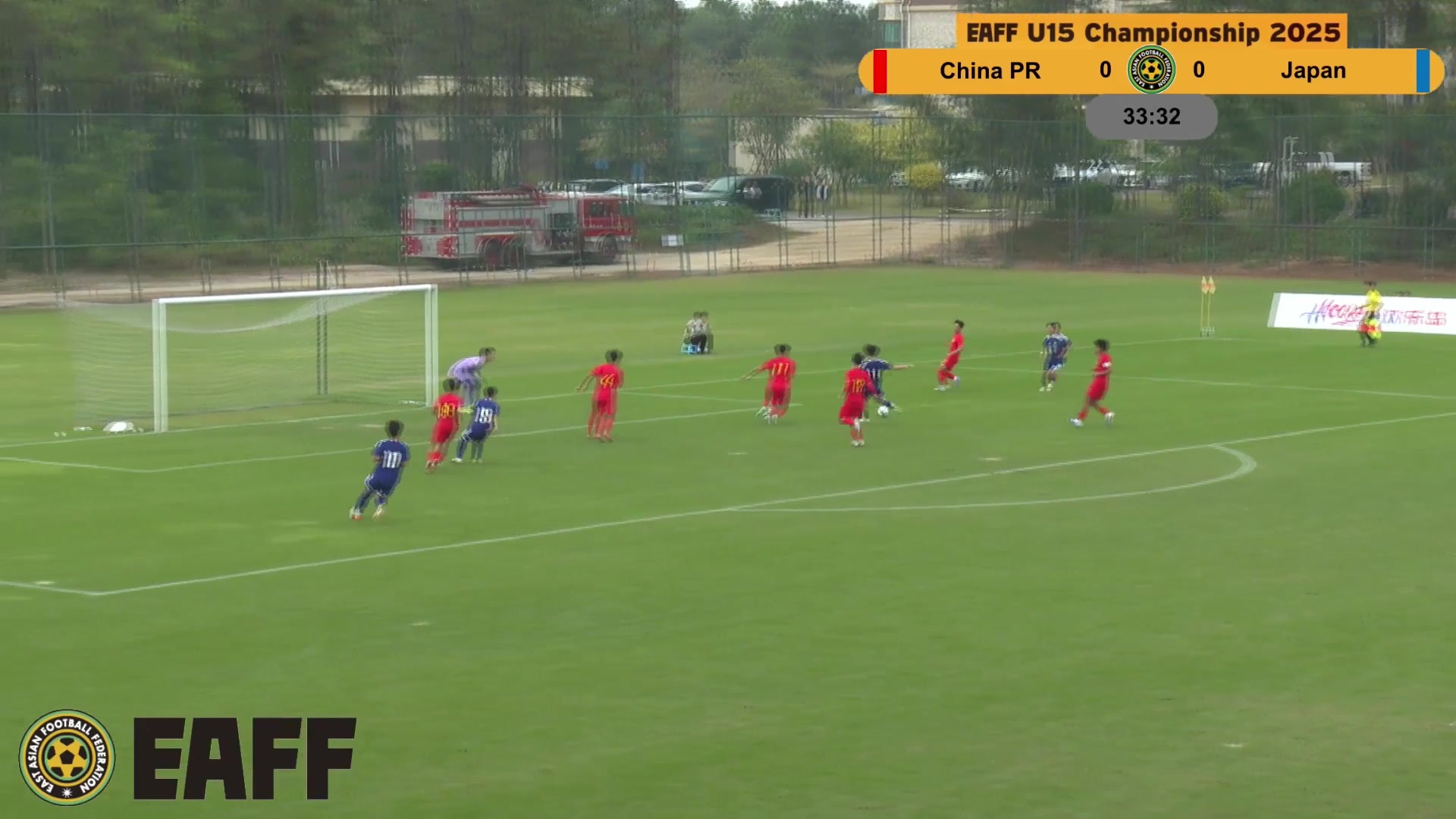 【体育头条】打穿国足U15近角！日本U15沢口荣太接队友横传