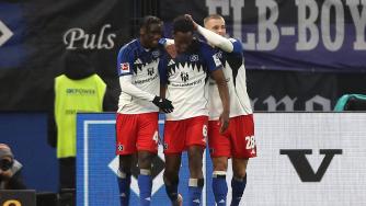 德甲-洛孔加破门拉尔森扳平 汉堡1-1法兰克福