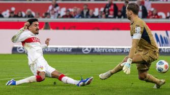 德甲-双方互交白卷 斯图加特0-0闷平霍芬海姆