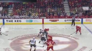 NHL常规赛 维加斯金骑士 3 - 6 卡尔加里火焰 全场集锦
