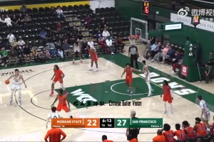 NCAA常规赛 摩根州立大学 64 - 94 旧金山大学 全场集锦