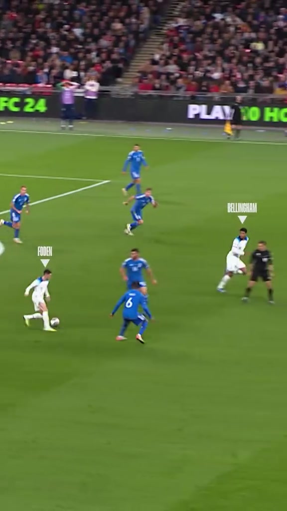 【英超】太子之间的配合！名场面：福登贝林拉什福德，三个人打穿