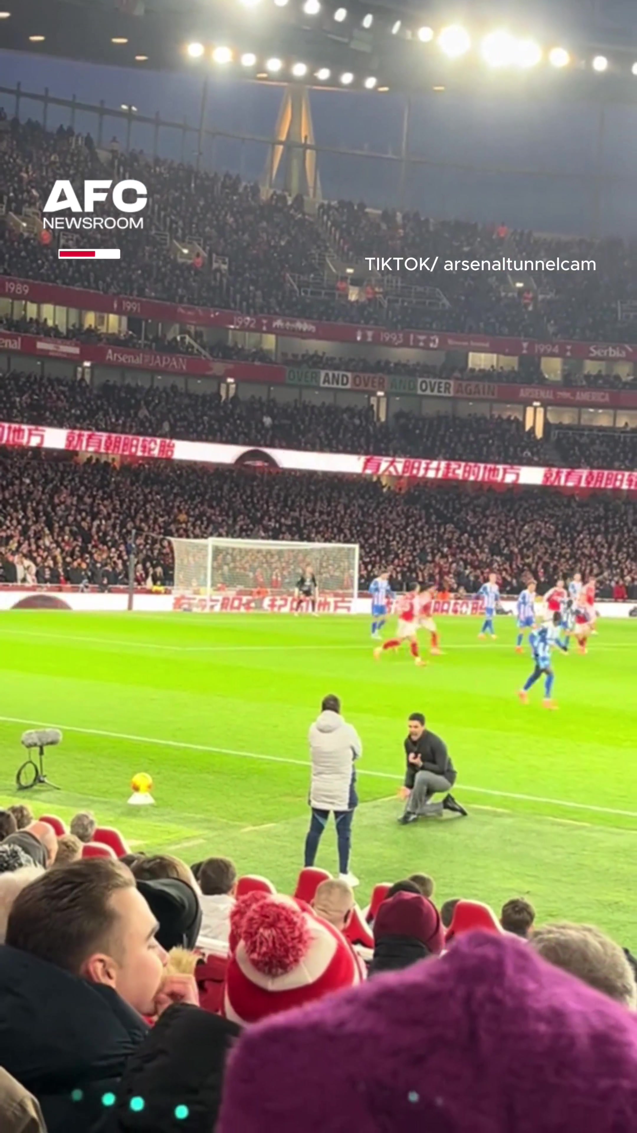 【阿森纳】阿森纳球员表现让场边的阿尔特塔和助教非常不满