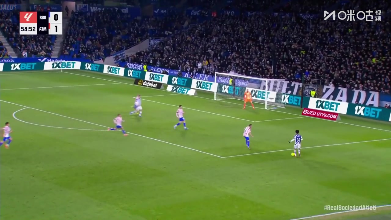 皇家社扳平比分！久保建英送助攻，格德斯禁区内爆射破门！