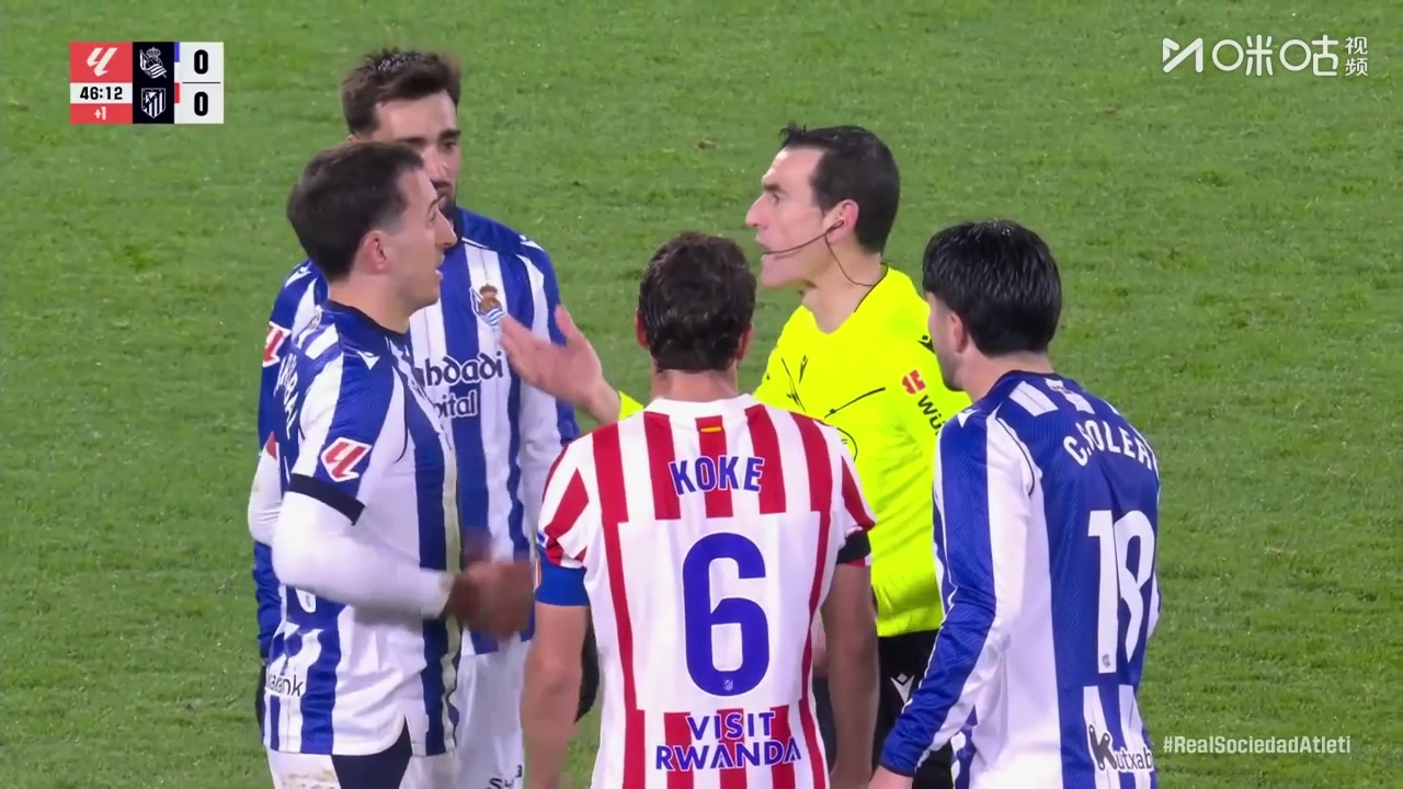 【集锦】西甲-瑟尔洛特破门格德斯扳平 马竞1-1皇社4连胜终结