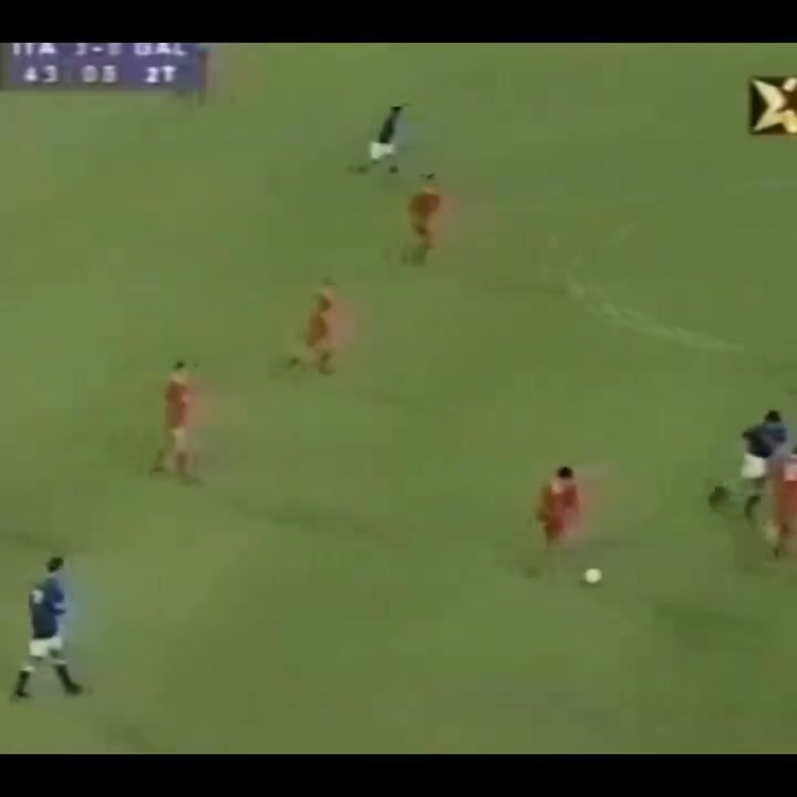 潇洒！马尔蒂尼99年对阵威尔士个人集锦！