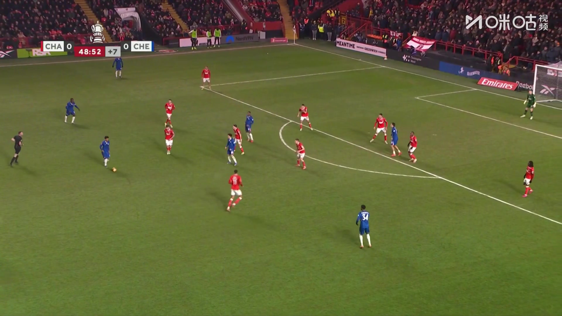 打破僵局！哈托凌空爆射破门，切尔西1-0领先查尔顿