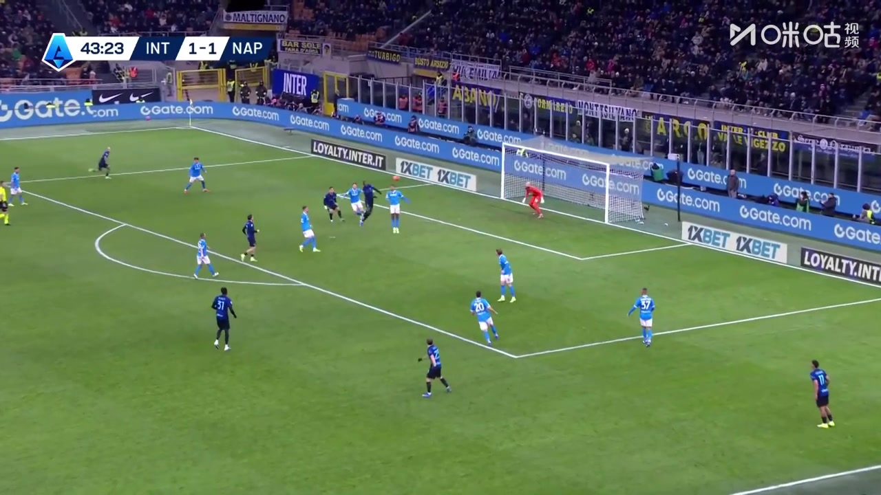 【集锦】意甲-麦克托米奈双响恰20点射孔蒂染红 国米2-2那不勒斯