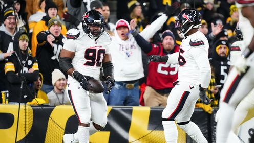 01月13日NFL季后赛 德州人 30 - 6 钢人 全场集锦