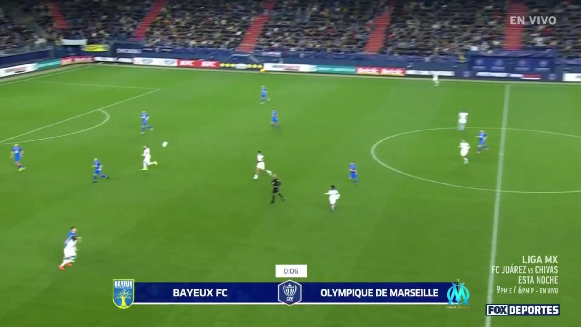 【集锦】法国杯-格林伍德三球两助 马赛9-0狂胜贝叶