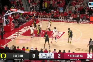 林葳14分！NCAA常规赛 俄勒冈大学 55 - 90 内布拉斯加大学 全场集锦