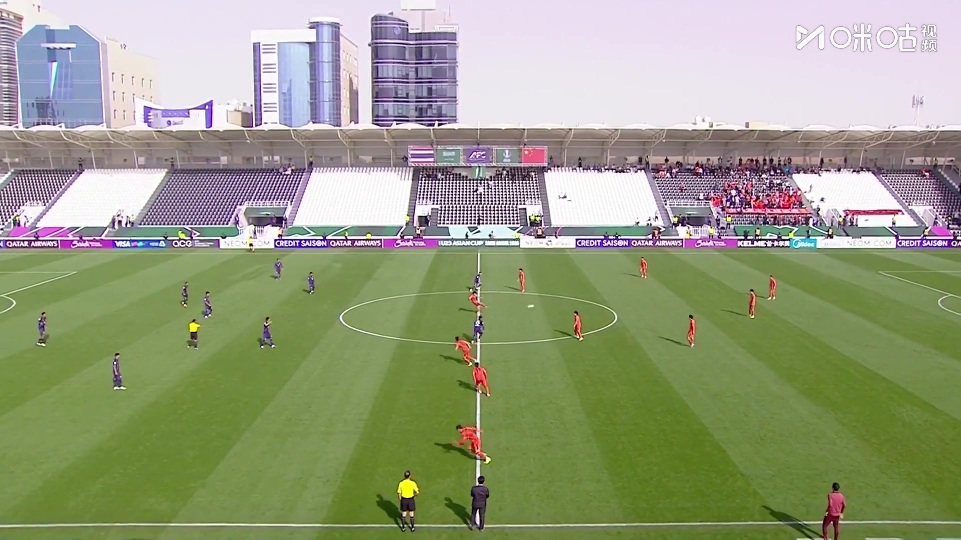 【集锦】U23亚洲杯-李昊屡次救险 U23国足0-0泰国出线