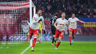 德甲-奥尔班破门罗慕洛建功 RB莱比锡2-0弗赖堡