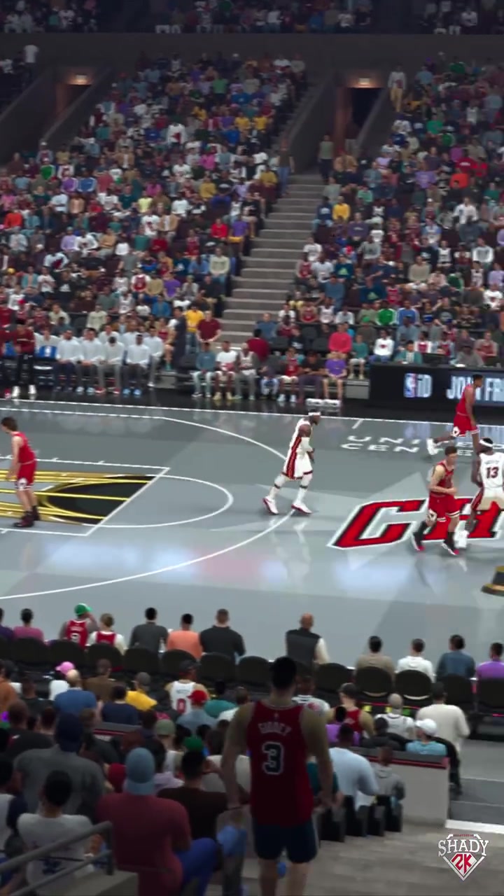 【集锦】史上最强的两名球员？2K大神模拟乔丹VS热火詹姆斯对