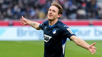 德甲-沃特·伯格破门制胜 霍芬海姆1-0勒沃库森升第三